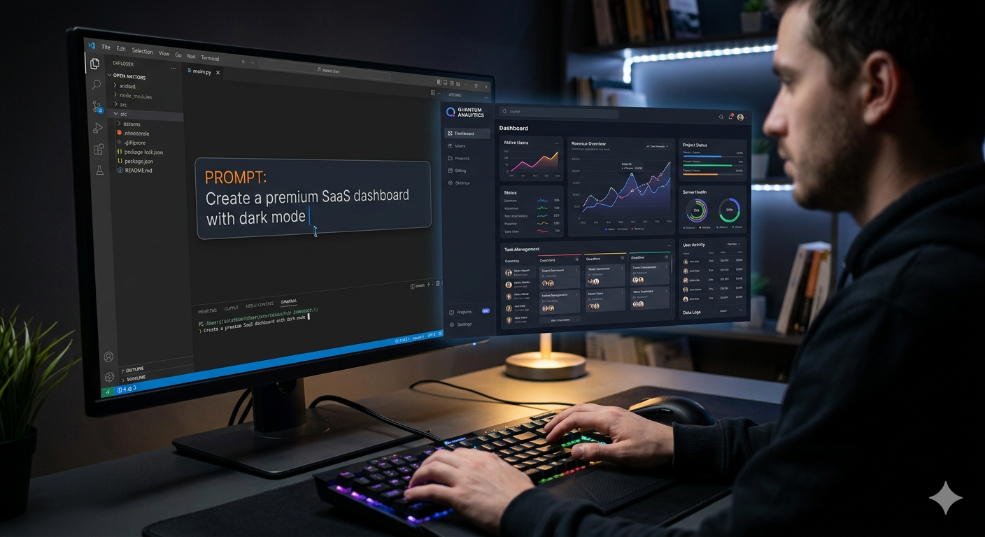AI UI generation process
