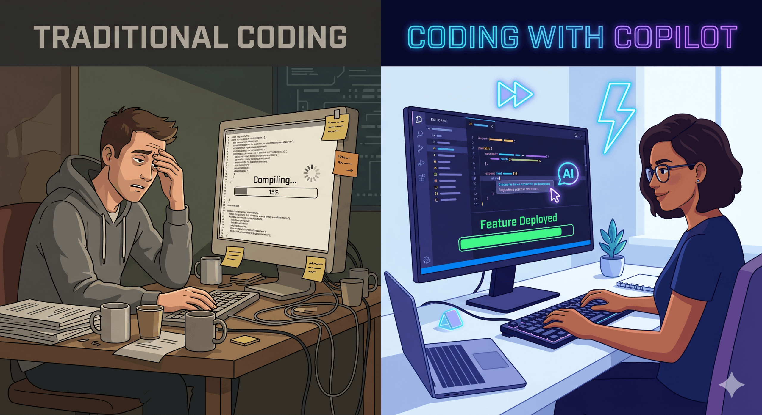 AI Autocomplete Interface
